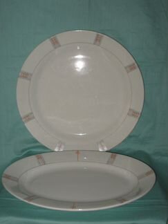 Блюда зик. 2 шт. Фаянс. СССР