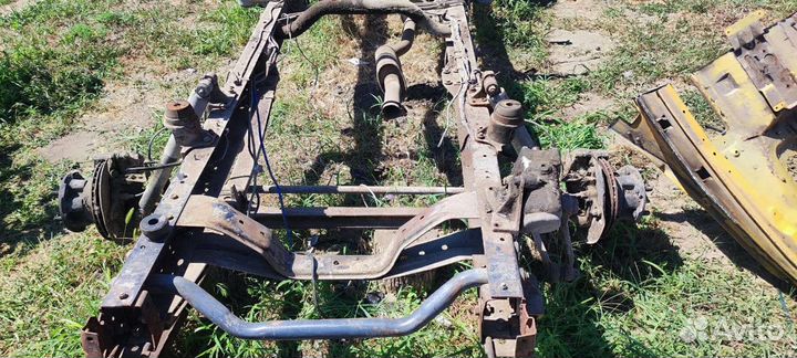 Задний мост и передняя балка на газель