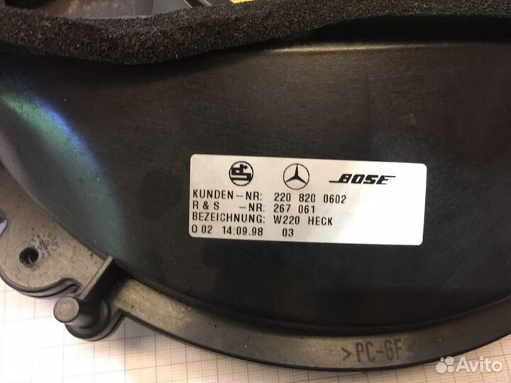 Забвуфер bose Mercedes Benz W220