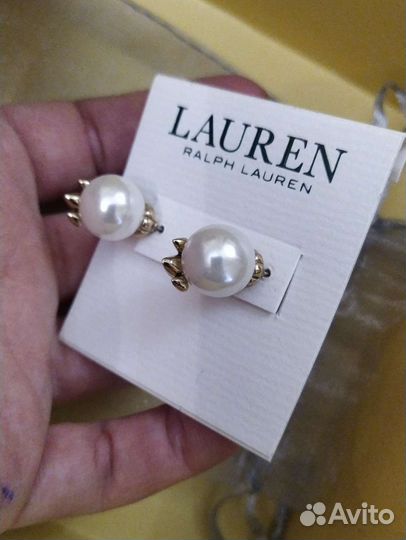 Серьги Ralph Lauren оригинал