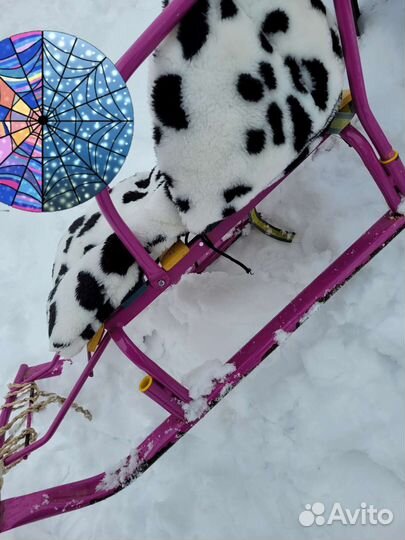 Санки с накидкой