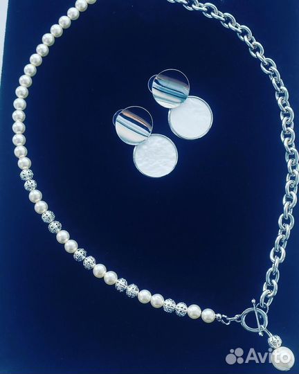 Подарок ручной работы колье и браслет