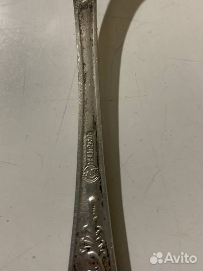 Ложки мельхиоровые столовые мнц 2 шт Лот СССР