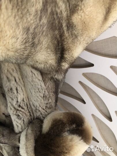 Шуба норковая Греция с соболем