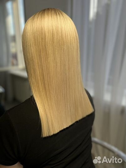 Кератиновое выпрямление волос