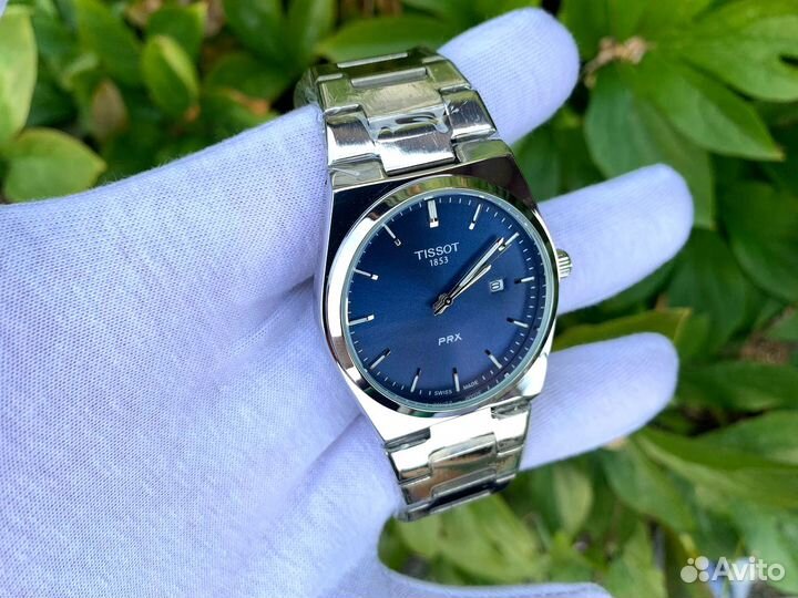 Мужские наручные часы Tissot PRX blue