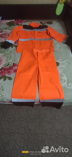 Костюм рабочий (сигнальный)