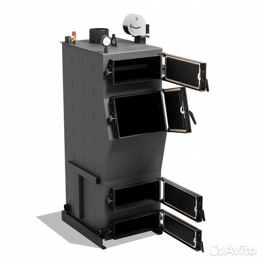 Котел твердотопливный длительного горения