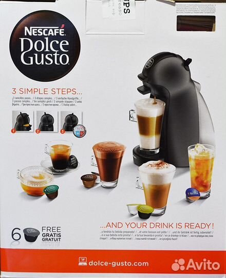 Капсульная кофеварка Nescafe krups KP100B10