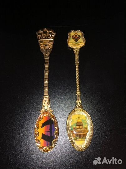 Декоративные ложки с видами Санкт-Петербурга