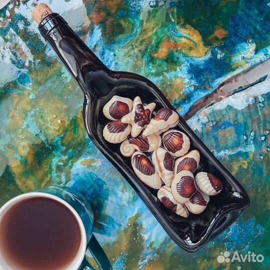 Тарелка бутылка «Лодочка»