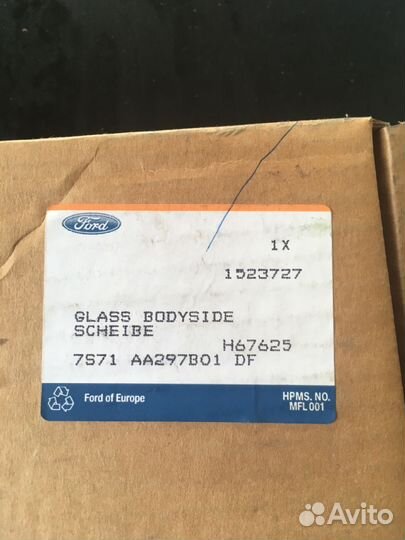 Стекло (форточка) заднее левое ford mondeo IV 2007