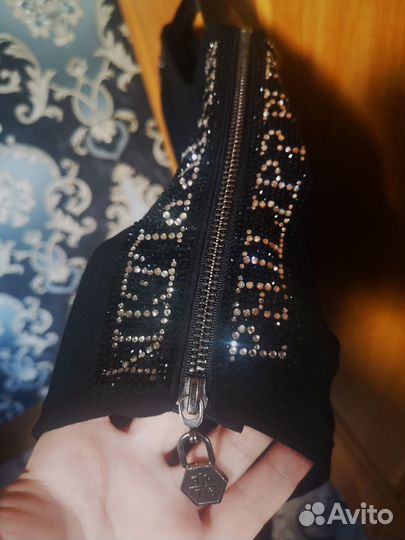 Футболка philipp plein со стразами р. 52-54