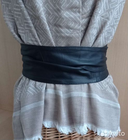 Пояс женский в два оборота Кожа Италия