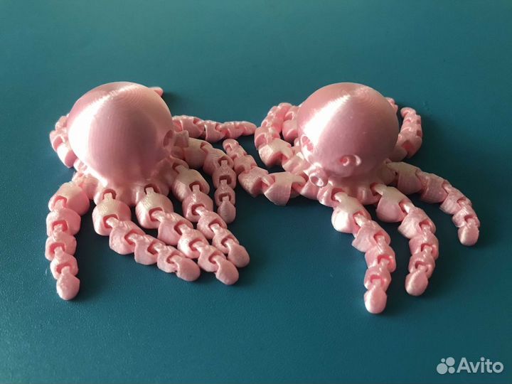 3D игрушки Морская звезда (Патрик) и Осьминог