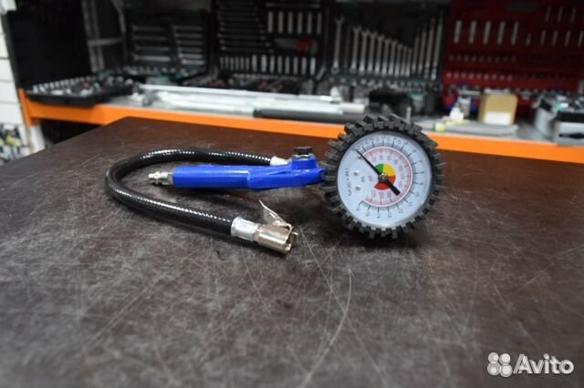 Пистолет для подкачки шин с манометром arnezi