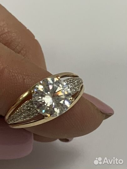 Золотое кольцо бу