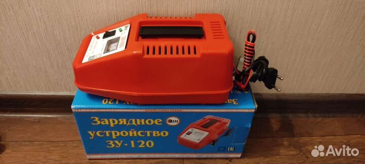 Зарядное устройство для акб зу120 новое