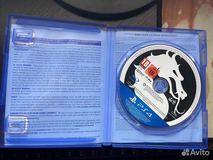 Игра mortal kombat X на PS 4