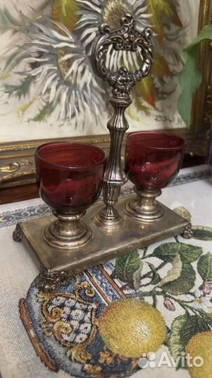 Круэт для специй посеребрение