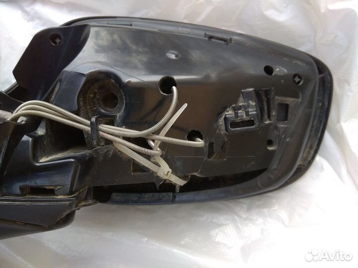 Зеркало левое hyundai solaris 1 дорест. механика