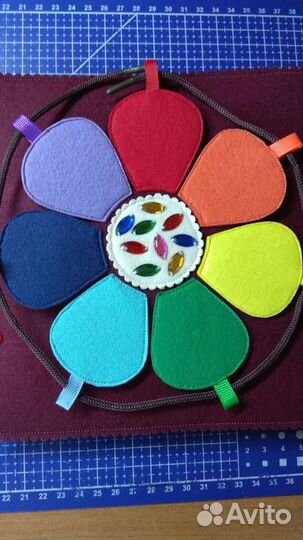 Развивающие книжки из фетра ручной работы