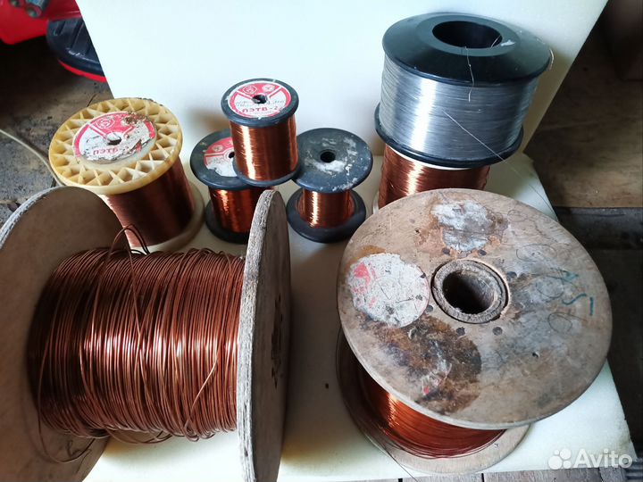 Медная проволока в катушках СССР