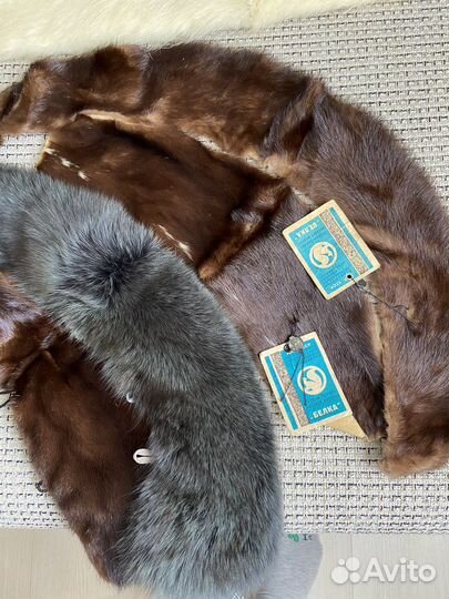 Мех норки и нутрии
