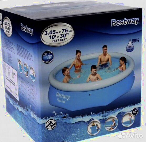 Надувной бассейн bestway 3.05*76см