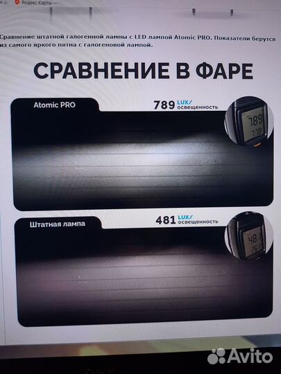 Светодиодные автолампы Н7