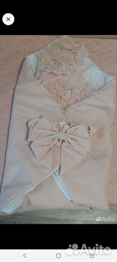 Конверт на выписку для девочки весна-лето