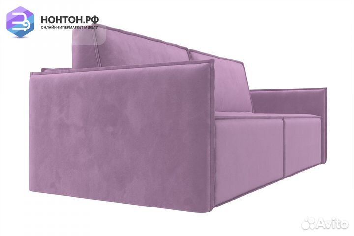 Диван еврокнижка Либерти микровельвет сиреневый