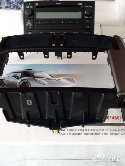 Штатная магнитола Ленд Крузер Прадо 150