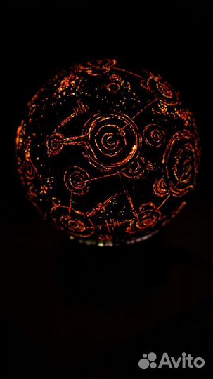 Лампа настольная (ручная работа)