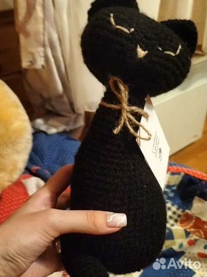 Вязаная кошечка