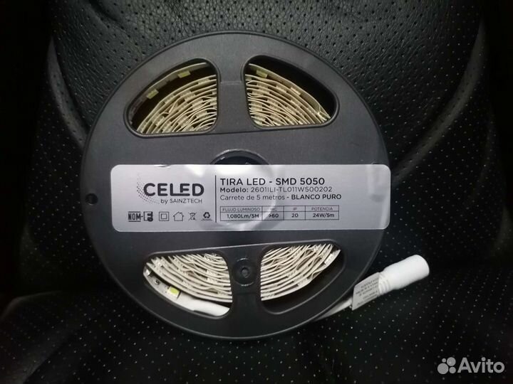 Светодиодная лента белая 12в