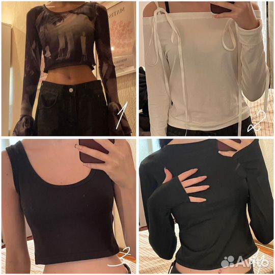 Топы y2k винтаж