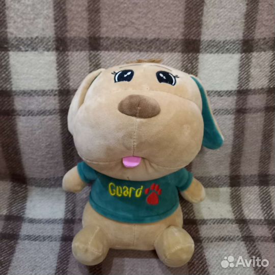 Мягкая игрушка собака,17/28 см