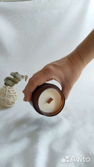 Ароматическая свеча 200мл ручной работы
