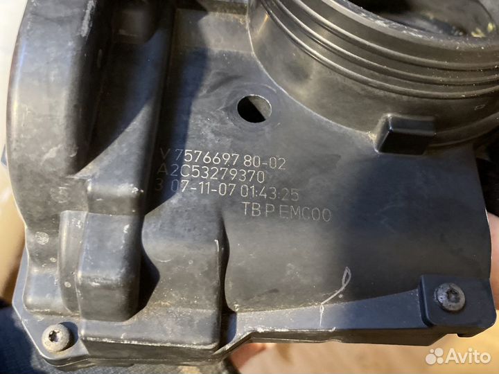 Дроссельная заслонка Пежо 1.6л EP6 Ситроен