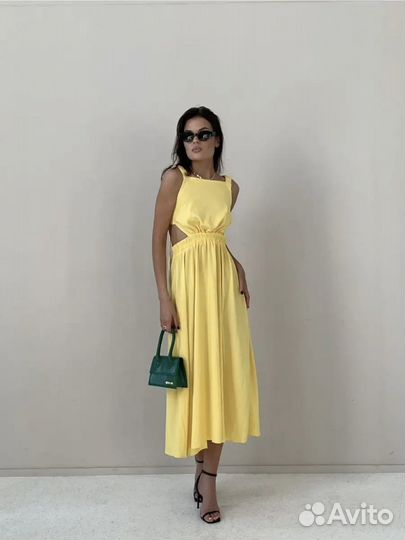 Летнее платье миди