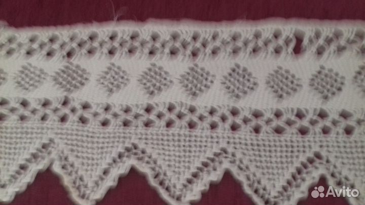 Ажурные ришелье ручной вязки