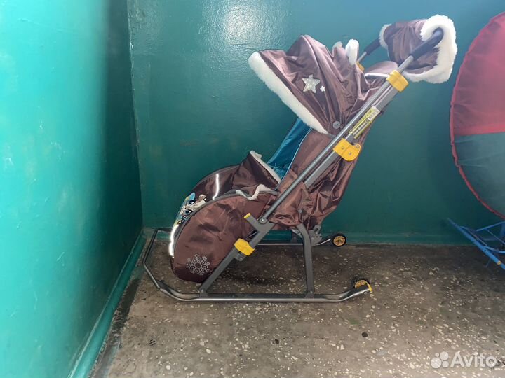 Санки коляска ника