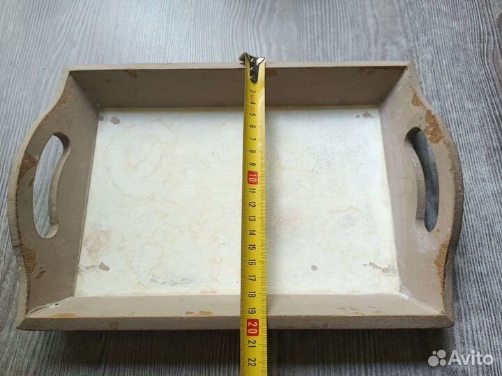 Поднос искусственно состаренный