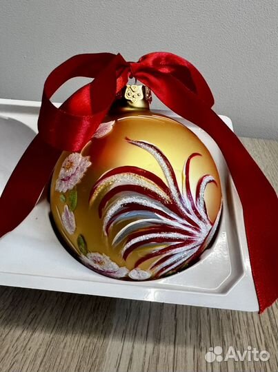 Елочный шар ручной работы