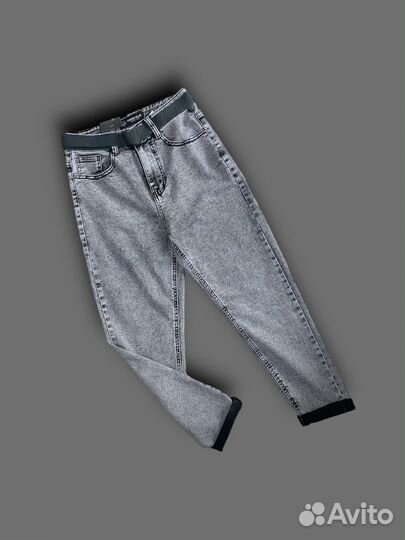 Джинсы бананы мужские