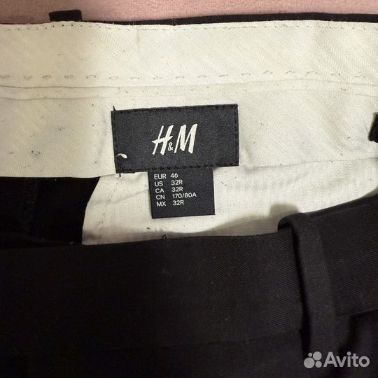 Брюки классические мужские H&M S
