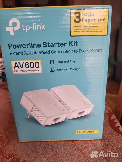 Комплект адаптеров TP-LinkTL-PA4010 KIT