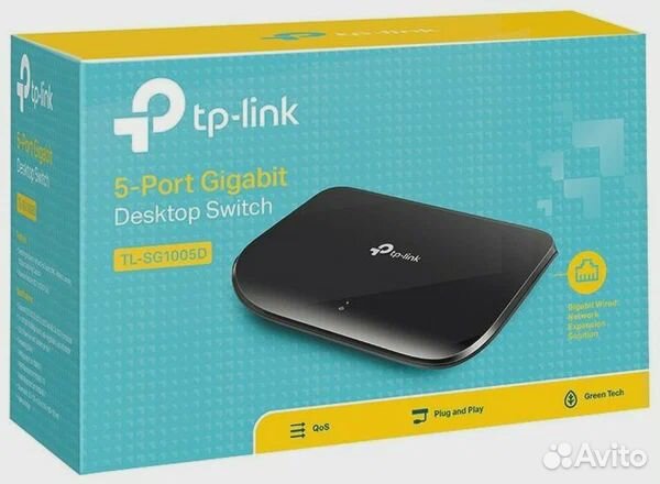 Коммутатор TP-link TL-SG1005D Black