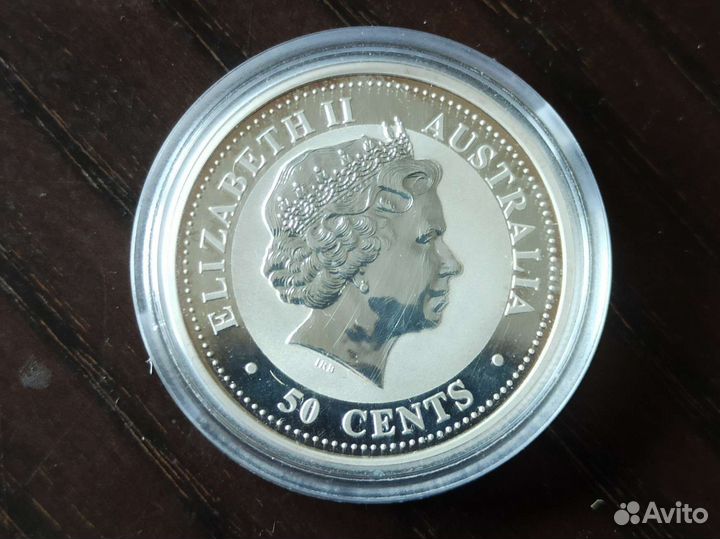 Монета 50центов 2003г